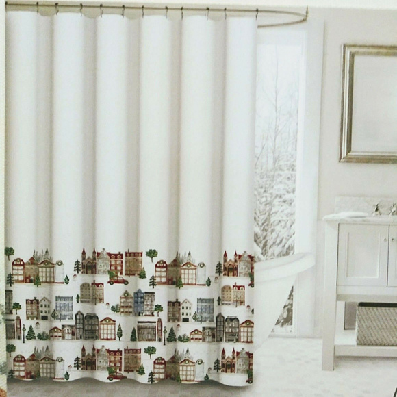 Envogue Bath European City Christmas Shower Curtain Poshmark